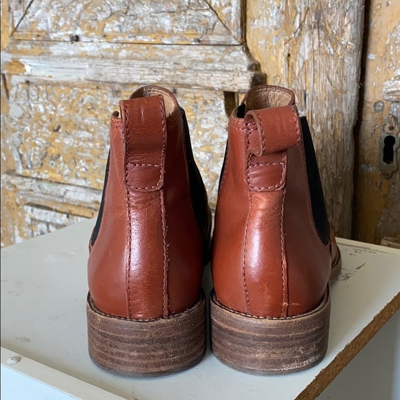 MADEWELL BROWN LEATHER ANKLE BOOTS 8.5 - Picture 4 of 10